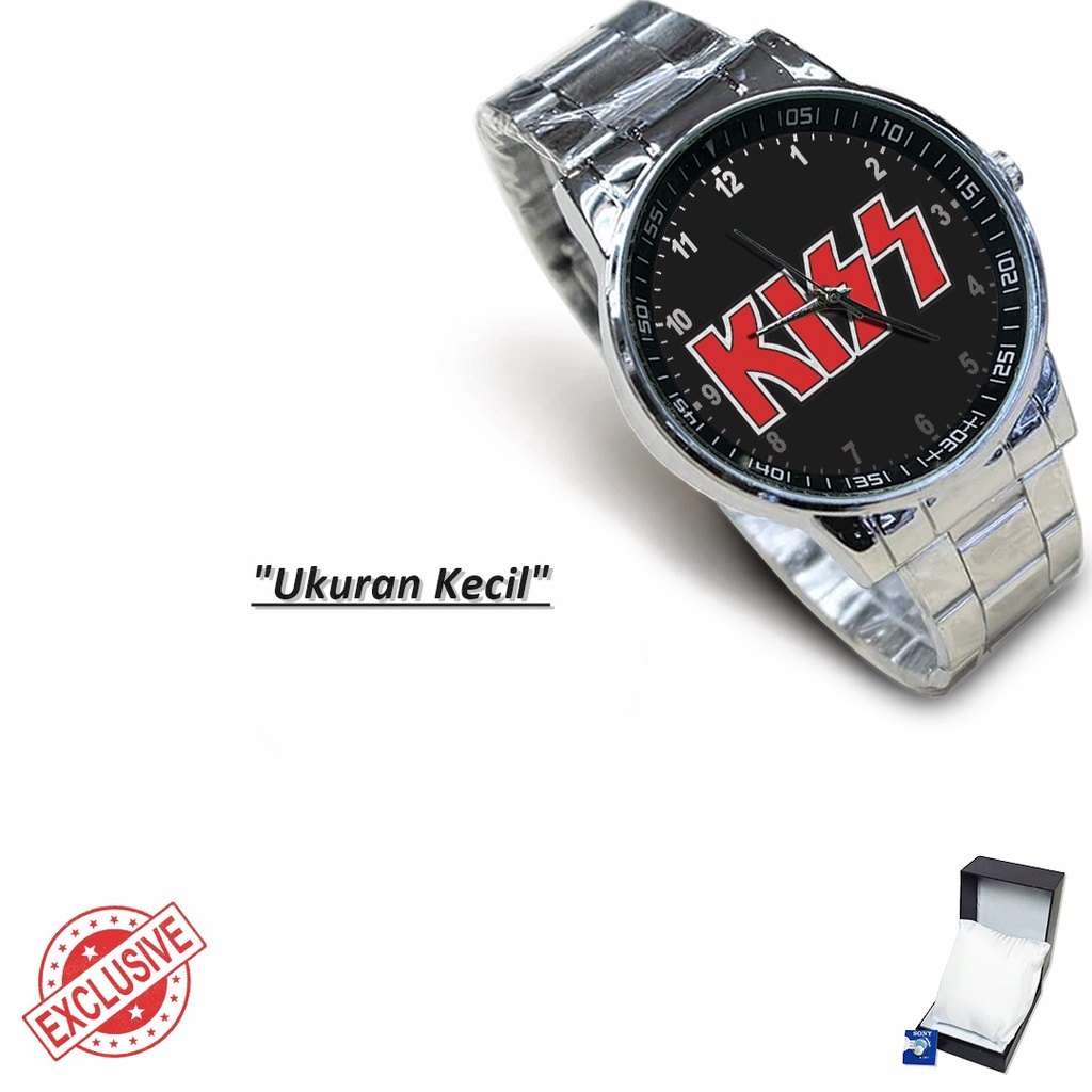 Jam Tangan Rantai Couple KISS ROCK - 01 (Awesome)