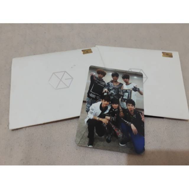 Exo MAMA K ver. Group old / A ver. photocard