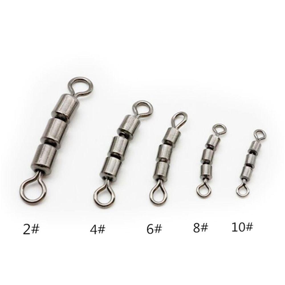 Agustinina Memancing Putar 5ukuran Logam Dengan Bola Padat Ring Bearing Rolling Connecting