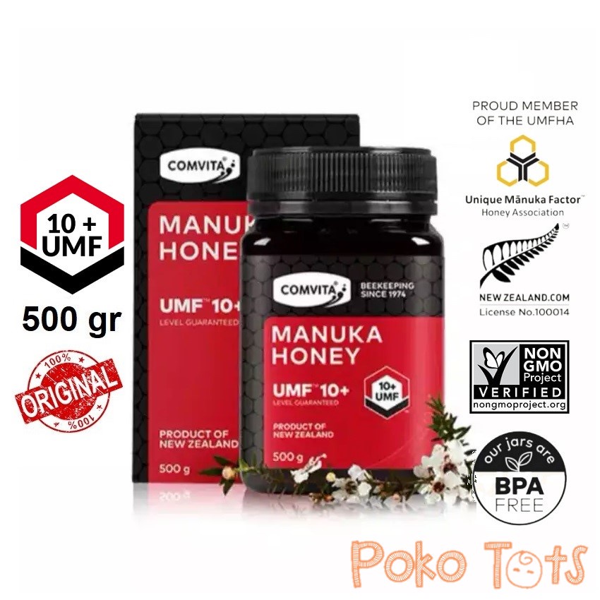 Comvita Manuka Honey UMF 10+ 500gr Madu Murni Alami 10+ UMF Original WHS