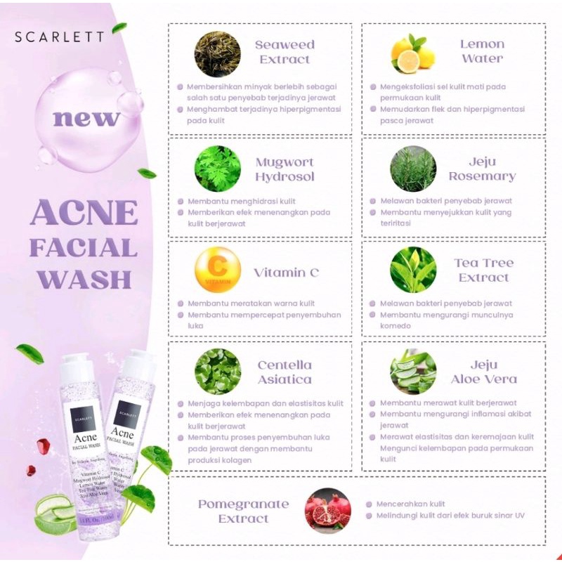 SCARLETT Whitening Facial Wash by Felicya Angelista