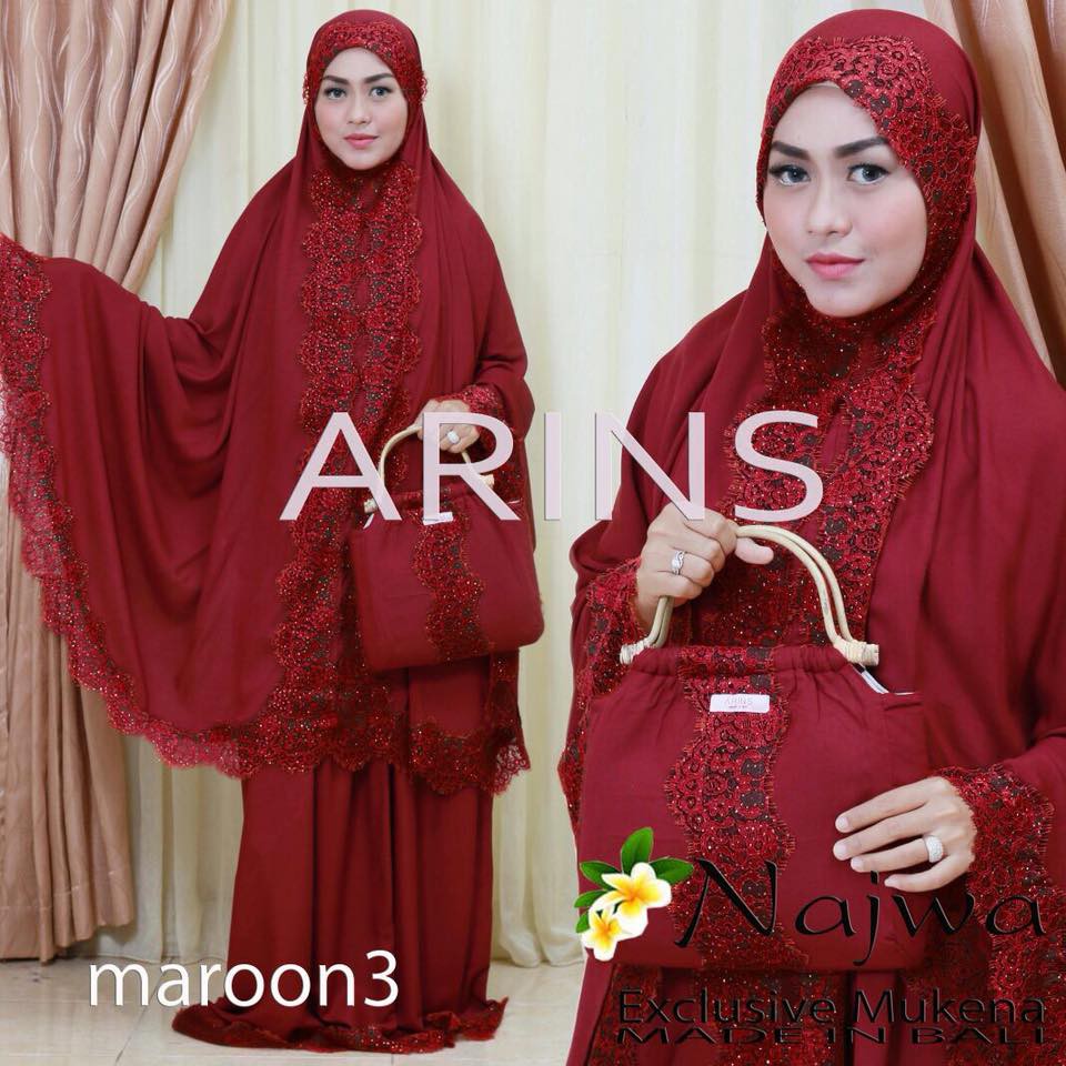 PROMO MUKENA BALI RENDA NAJWA  ORI / MUKENA BALI SUPER JUMBO / MUKENA KATUN RAYON ADEM BIG SIZE