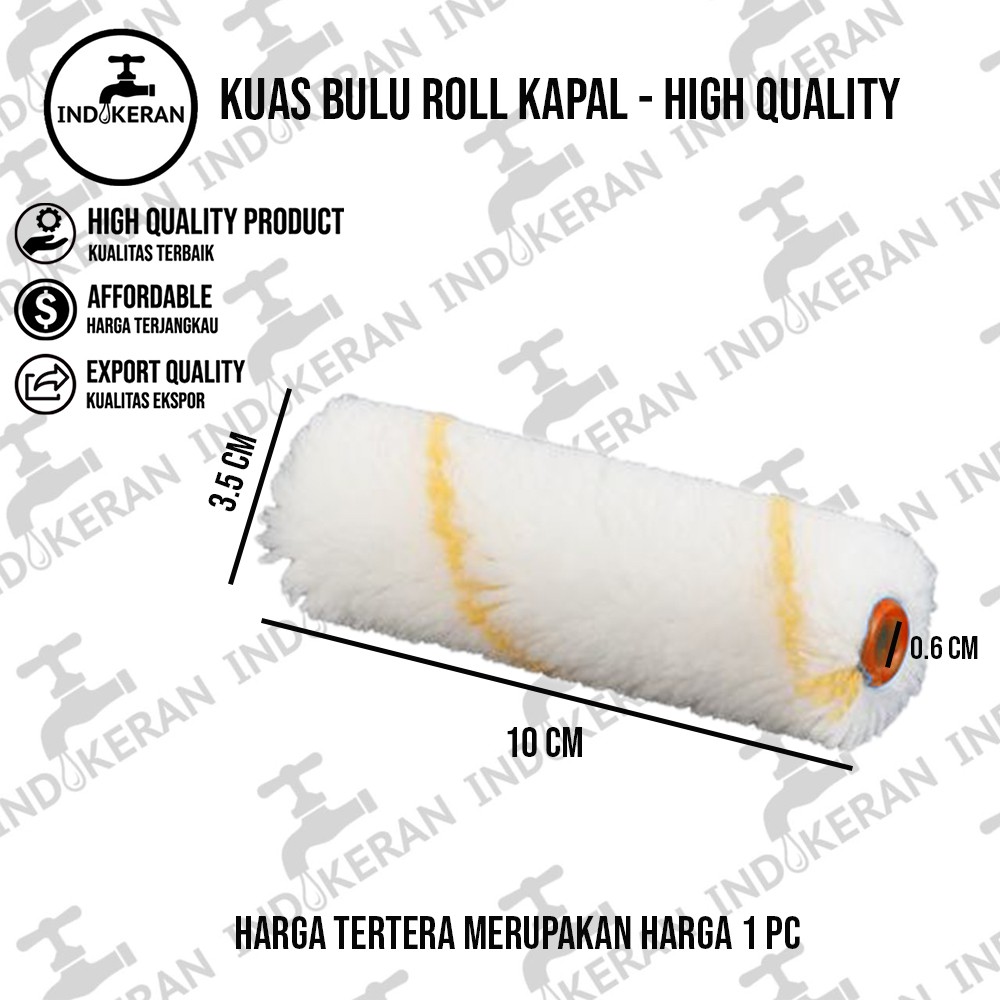 INDOKERAN - Kuas Bulu Roll Bulu Kapal - High Quality