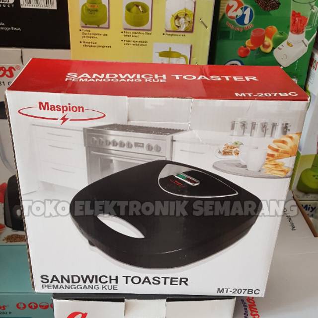 MIYAKO TSK 258  TOASTER PEMBUAT SANDWICH ALAT PEMANGGANG ROTI BAKAR TANGKUP MURAH