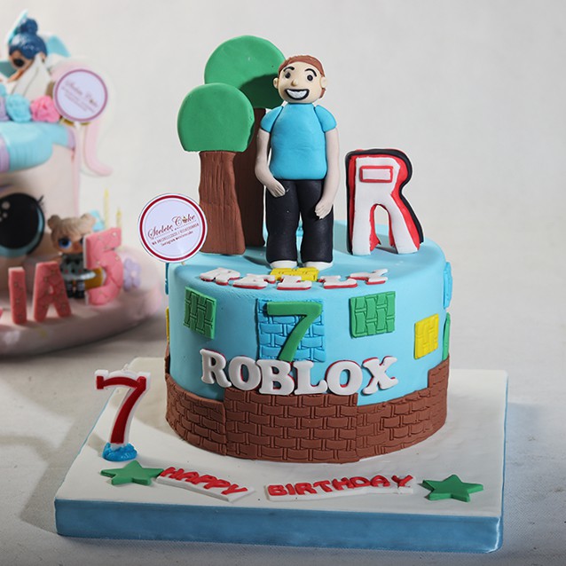 

Kue Ulang Tahun model ROBLOX diameter 20 cm / MOHON BACA KETERANGAN