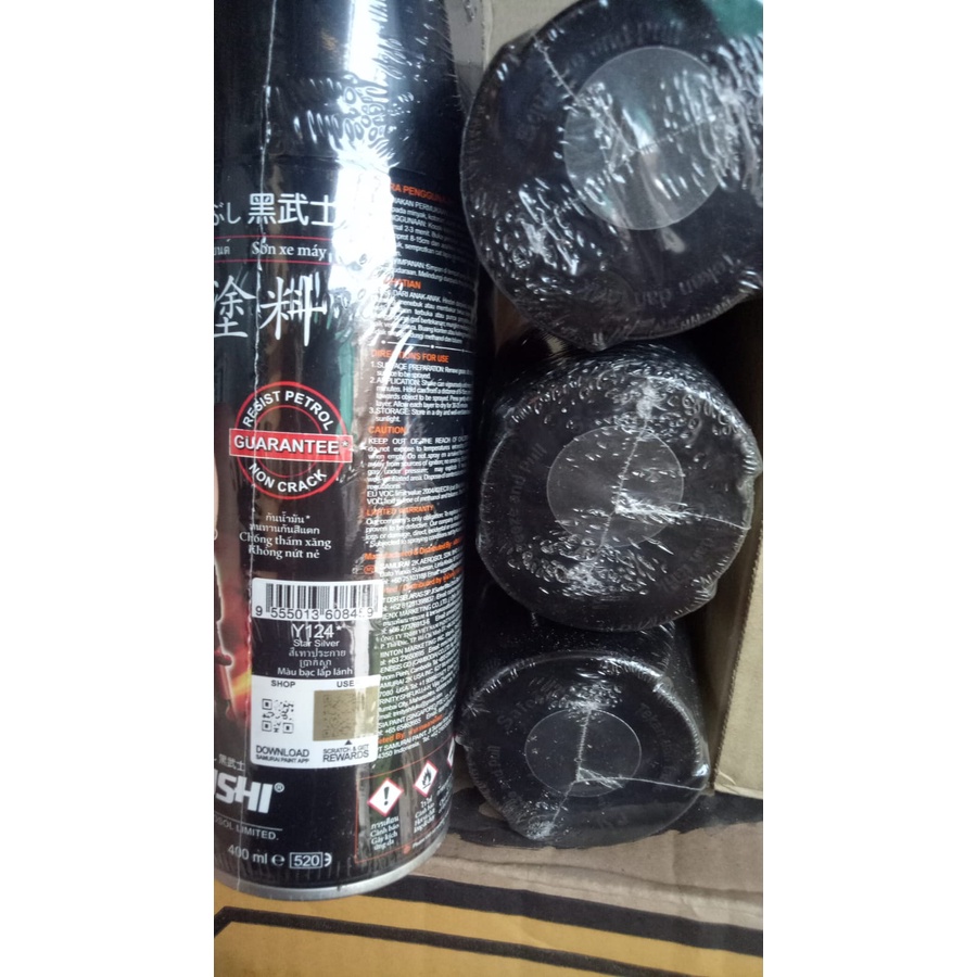 cat semprot samurai Pilok pilox samurai star silver y124 400ml samurai pilok mesin anti panas