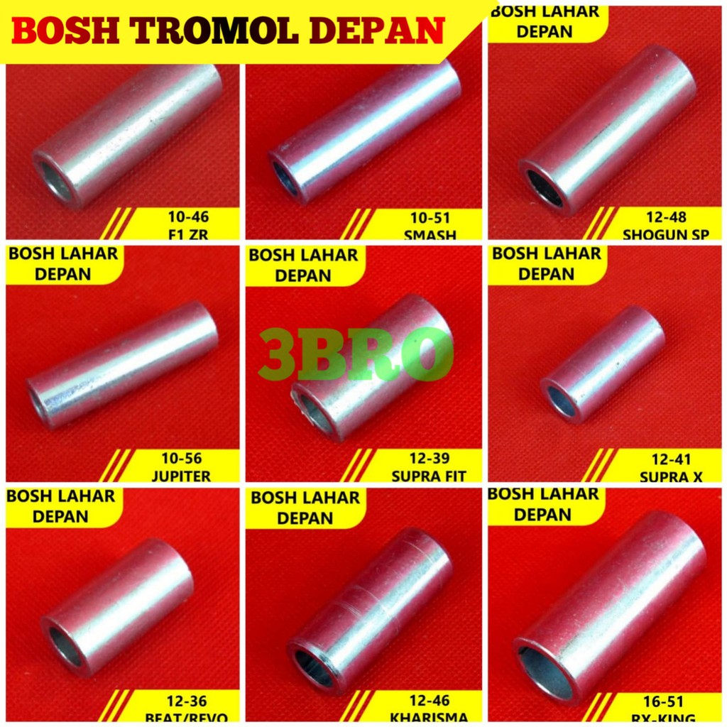 BOSH TROMOL DEPAN RX KING,JUPITER, KHARISMA, SUPRA X,  SHOGUN SP, F1ZR, NMAX, REVO BEAT,SATRIA