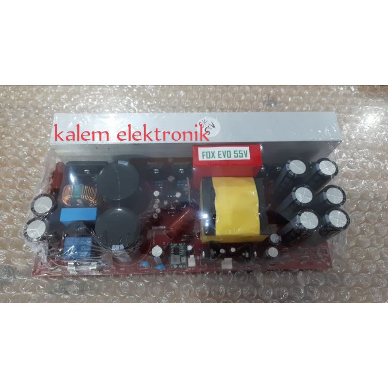 TRAFO SMPS FOX EVO 20A CT 55V DC 1000 WATT FREE SOFTSTART