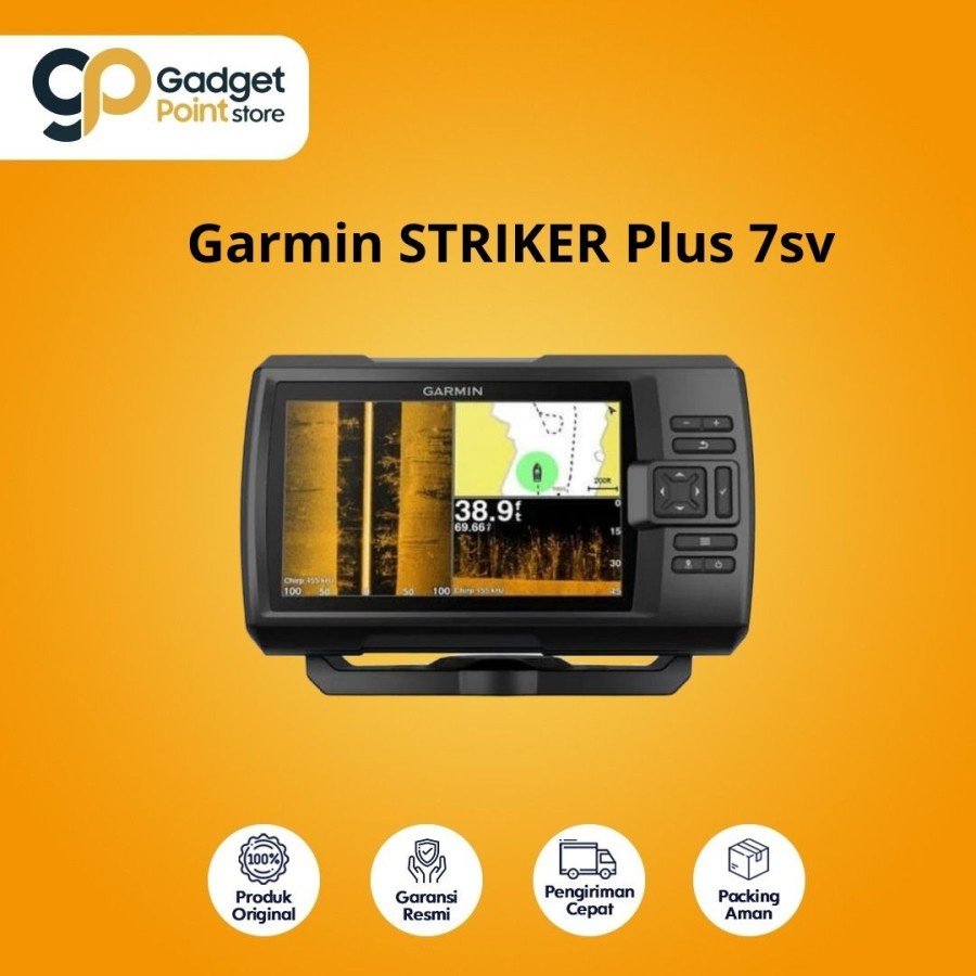 Fish Finder/ GPS COMBO | Garmin STRIKER Plus 7sv - Garansi TAM 2 Tahun