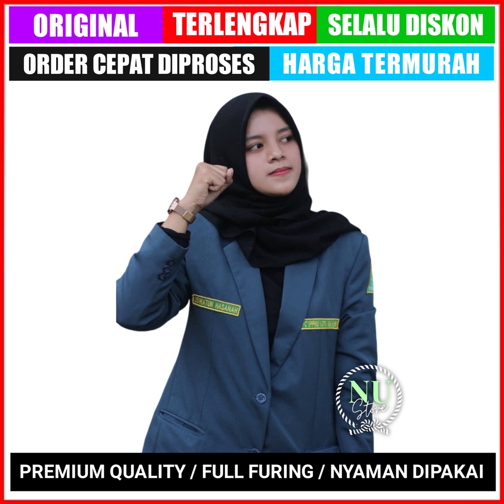 Jas IPNU IPPNU Full / Jas IPNU IPPNU /  Jas IPPNU Bordir Nama Bordir Logo Dan Nama / Jas IPPNU Bordi