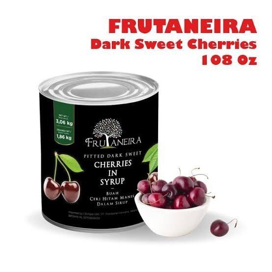 

FRUTANEIRA DARK Sweet CHERRIES 3,06 Kg Cherry Ceri Hitam Manis Sirup
