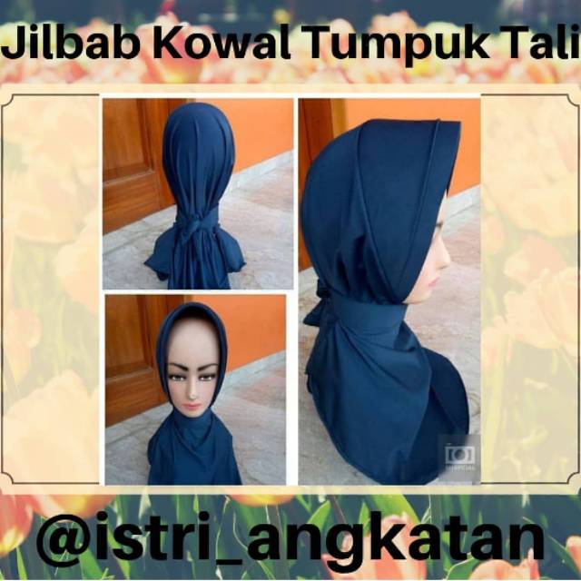 Jilbab Kowal Tumpuk Tali