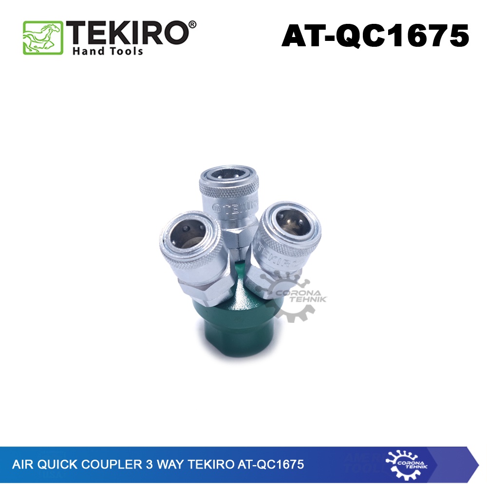 Tekiro AT-QC1675 - Air Quick Coupler Angin Cabang 3 Way