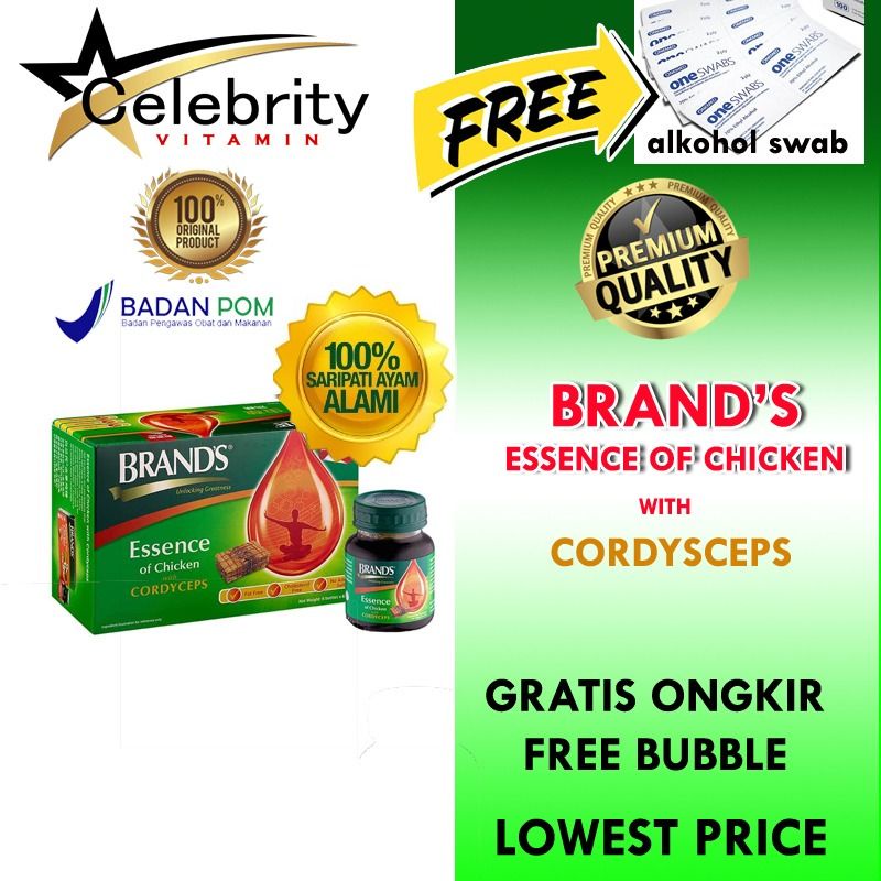 

BRANDS ESSENCE OF CHICKEN CORDYCEPS ISI 6 BOTOL