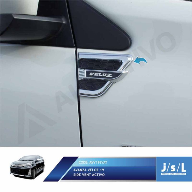 Air Flow Veloz 2019 Side Vent Model Activo