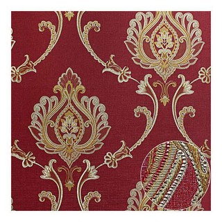 WALLPAPER DINDING  KLASIK BATIK  MERAH Shopee Indonesia