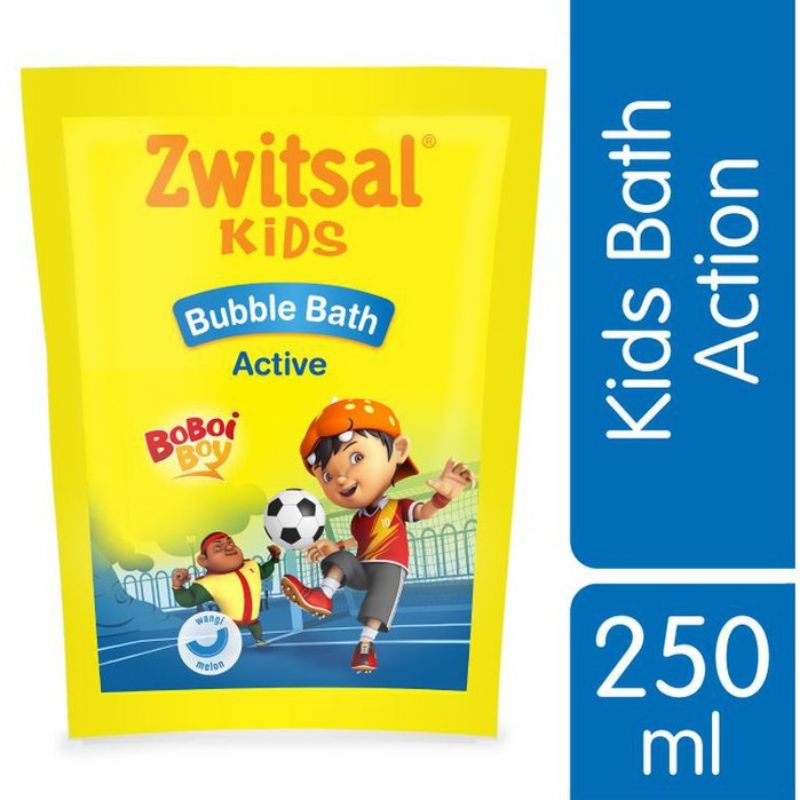 Zwitsal Kids Bubble Bath Active (BoboiBoy) 250ml