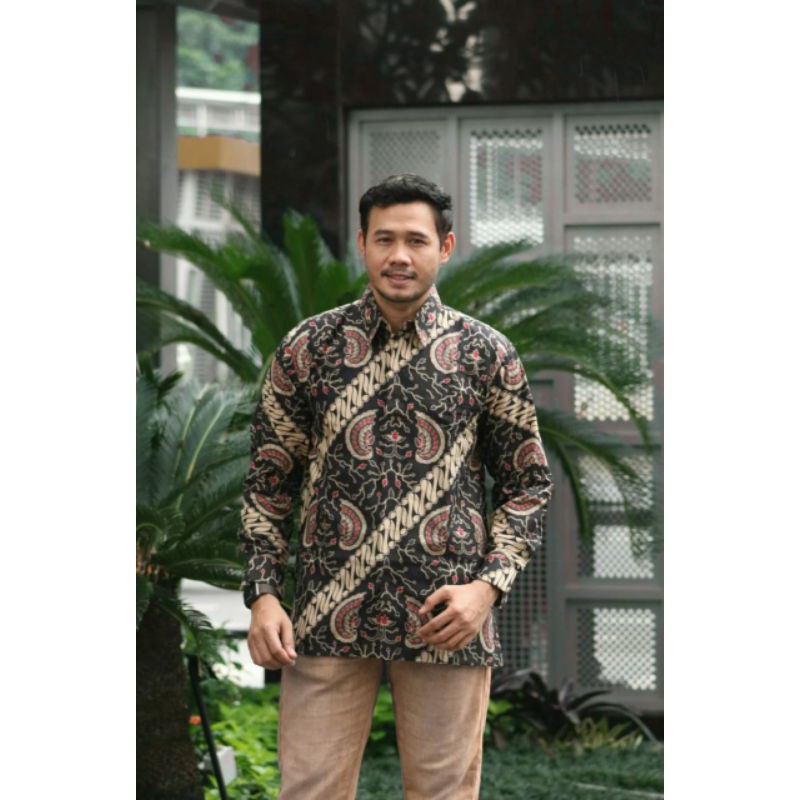 KEMEJA BATIK PANJANG COWO TERBARU