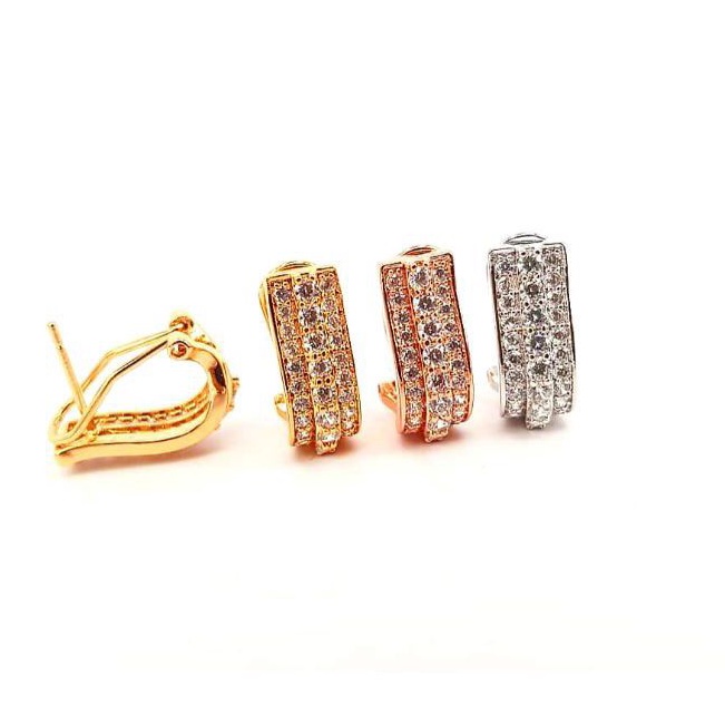 ANTING BARIS 3 TUSUK JEPIT REPLIKA BERLIAN