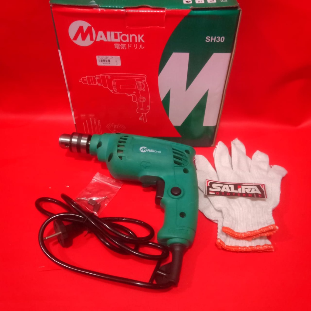 Mesin Bor Mail Tank 603 Electric Drill 10mm SH 30 Mail Tank