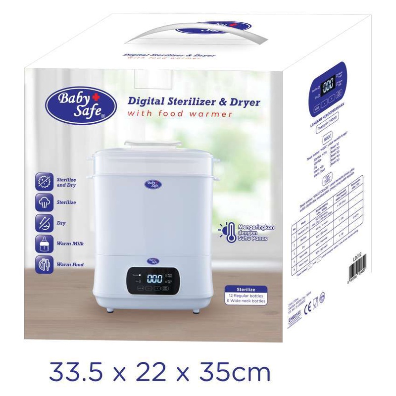 Baby Safe Digital Sterilizer &amp; Dryer STE01