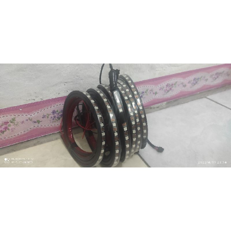 lampu led bagasi bus text WiFi rgb 150 cm led ws 2812b