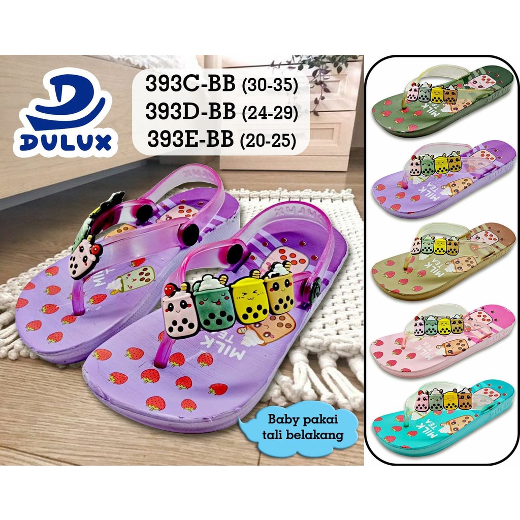 Sandal Japit Anak, Sandal Balita, Sandal Anak Japit Tali Dulux 393 Boba Murah