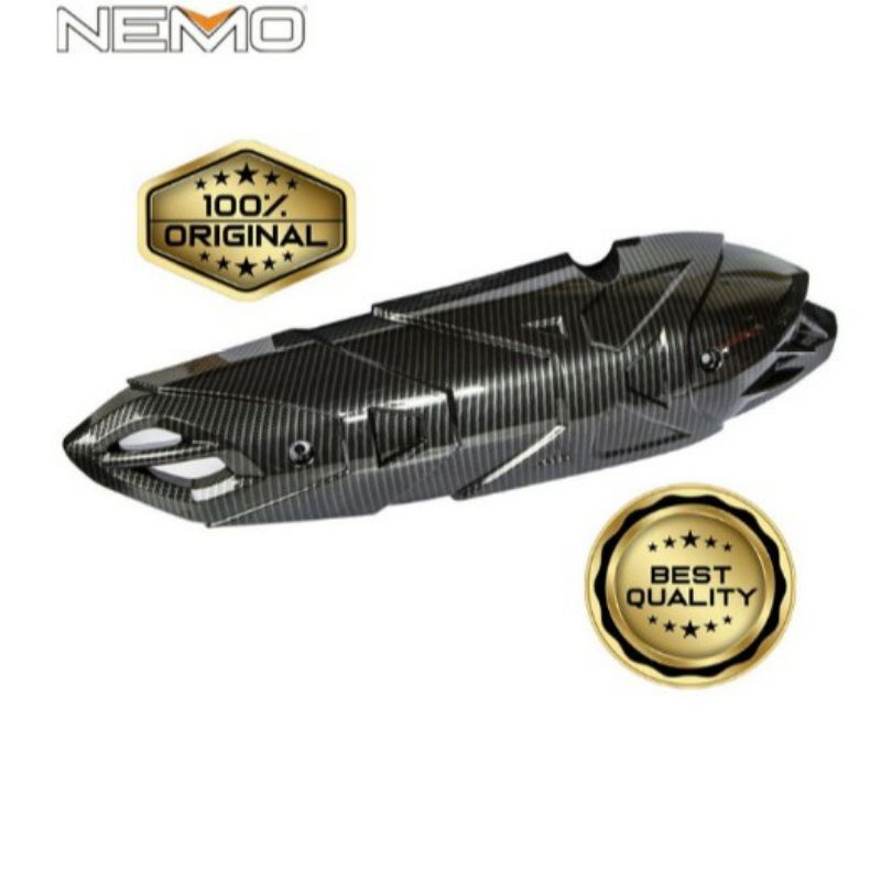 Pelindung Knalpot Carbon Nmax new Nemo Yamaha Nmax 2020