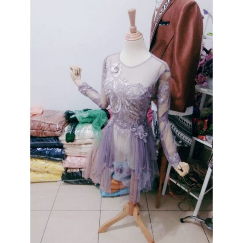 Produk original kebaya peplum tille 3D//kebaya wisuda terbaru//kebaya remaja