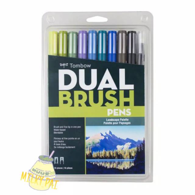 

Tombow Dual Brush Pen Set 10 - Landscape Palette