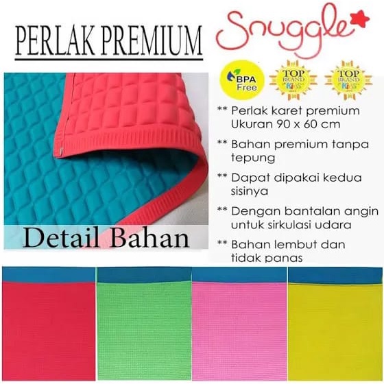 Perlak Karet Motif Polos Sugar Baby Crown Snuggle Mastela