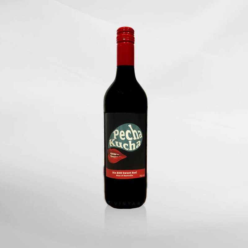 Pecha Kucha Bin 808 Sweet Red Wine 750 ml ( Original &amp; Resmi By Vinyard )