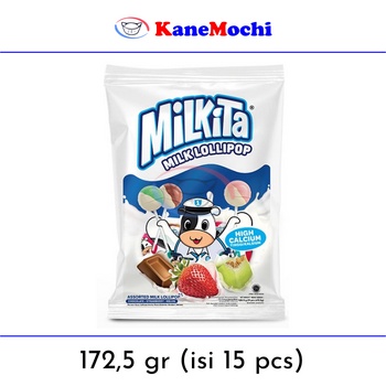 

Milkita Assorted Milk Lollipop isi 15 pcs 172,5 gr