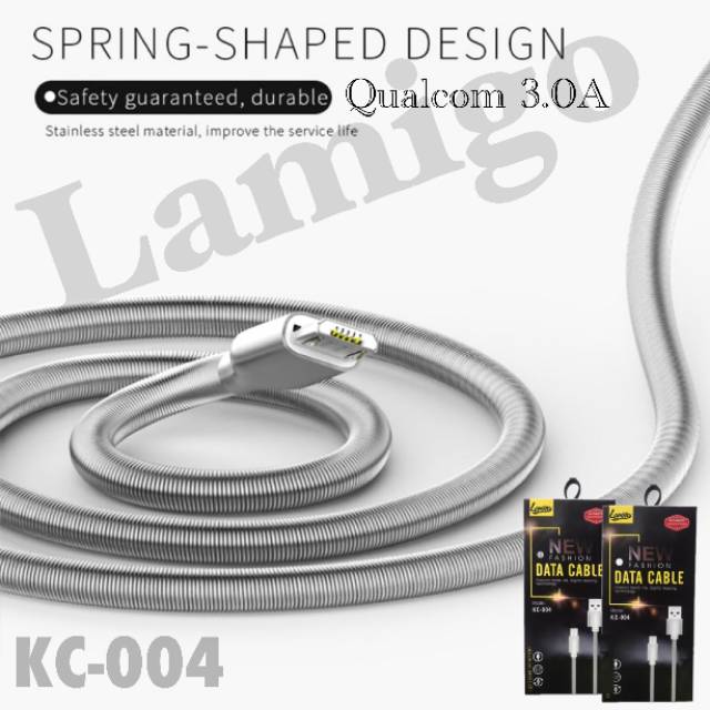 KABEL DATA LAMIGO 3.0 AMPER KC - 004 Quick Charging