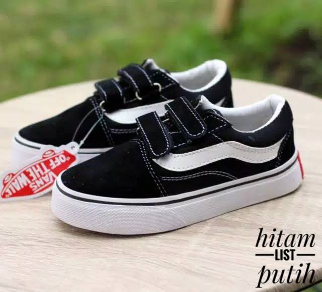 TERMURAH ! Sepatu vans anak kids GRATIS BOX VANS