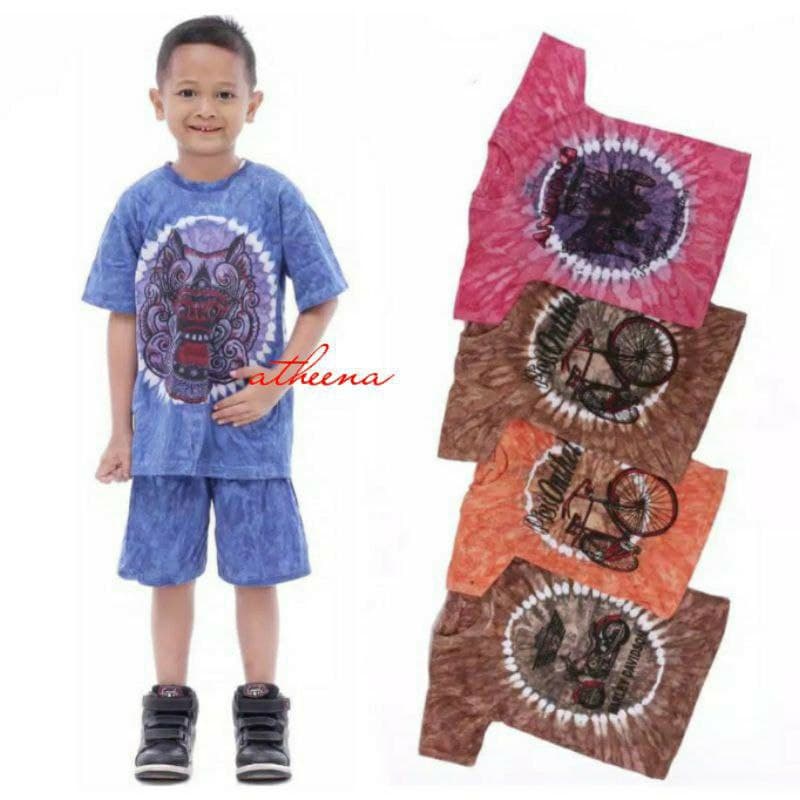 Setelan anak / kaos anak/ kaos batik anak/ kaos jogja COD