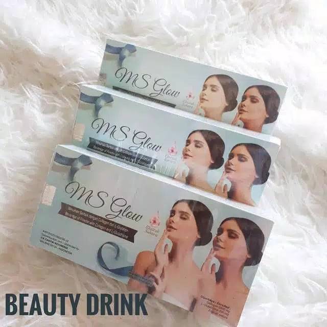 Glaskin Drink Ms Glow Minuman Kolagen Original