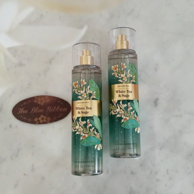 BATH AND BODY WORKS WHITE TEA &amp; SAGE BODY MIST