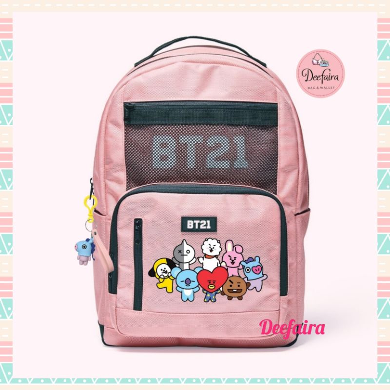 Tas Sekolah SMP SMA Backpack Anak BeTe21 Free Gantungan