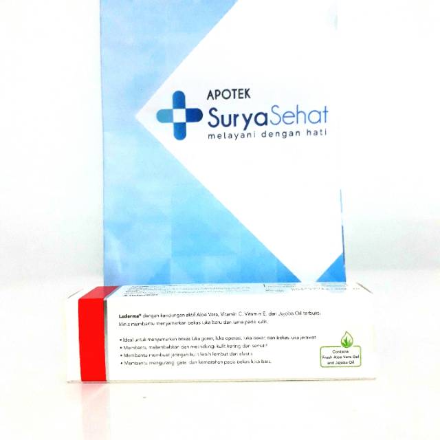 LADERMA Scar Repair Cream 8ml - Pudarkan Bekas Luka Semudah ini - Apotek Surya Sehat