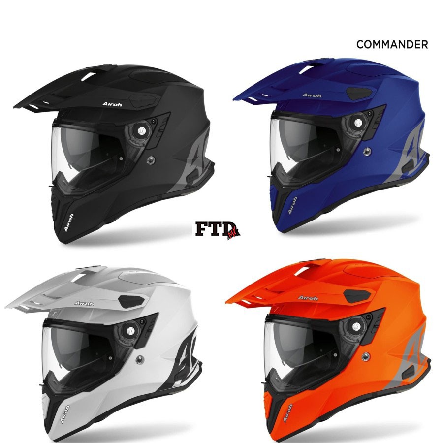 HELM AIROH COMMANDER SUPERMOTO