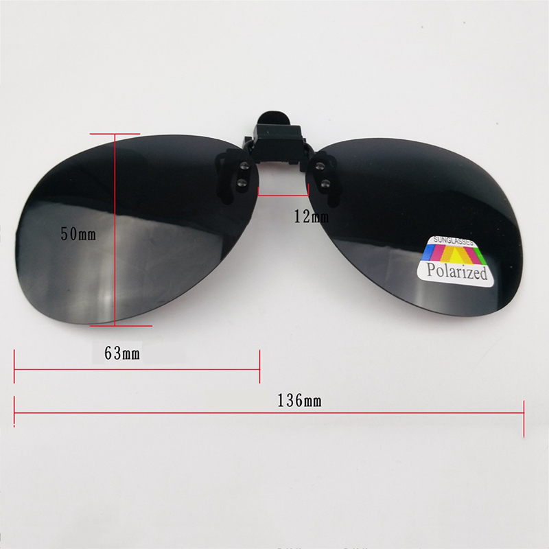 Kacamata Lensa Polarized Model Flip Up Dengan Night Vision untuk Mengemudi