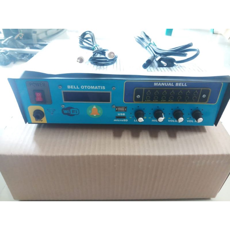 bell sekolah otomatis aki