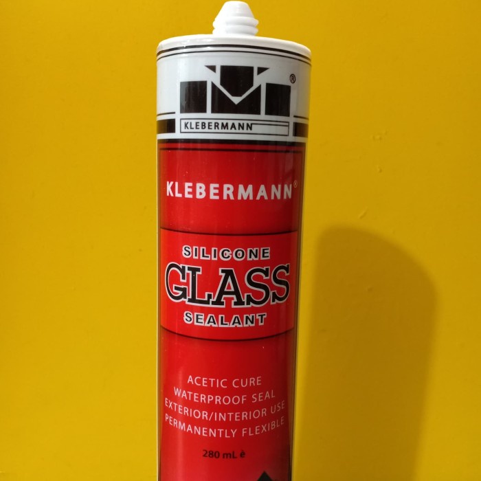 KLEBERMANN Silicone Glass Sealant Klebermann Asam Silikon Kaca