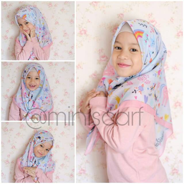 Jilbab Anak Voal Kerudung Anak Voal Jilbab Printing