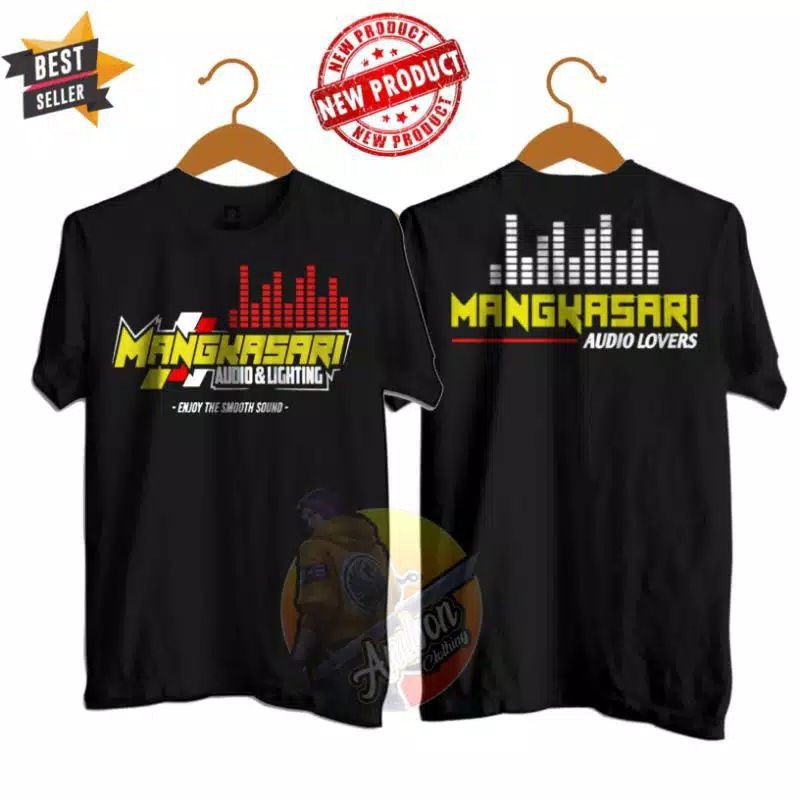kaos pria hitam JUMBO 2XL 3XL 4XL 5XL MANGKASARI PROFESIONAL AUDIO SOUND SYSTEM BEST SELLER BIGSIZE