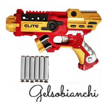 Manian Nerf Soft Bullet Gun Water Gel Blaster 2in1 Avanger Civil War