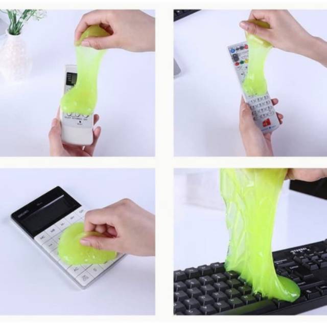 GEL PEMBERSIH KOTORAN DEBU KEYBOARD SELA AC DASBOARD MOBIL LACI