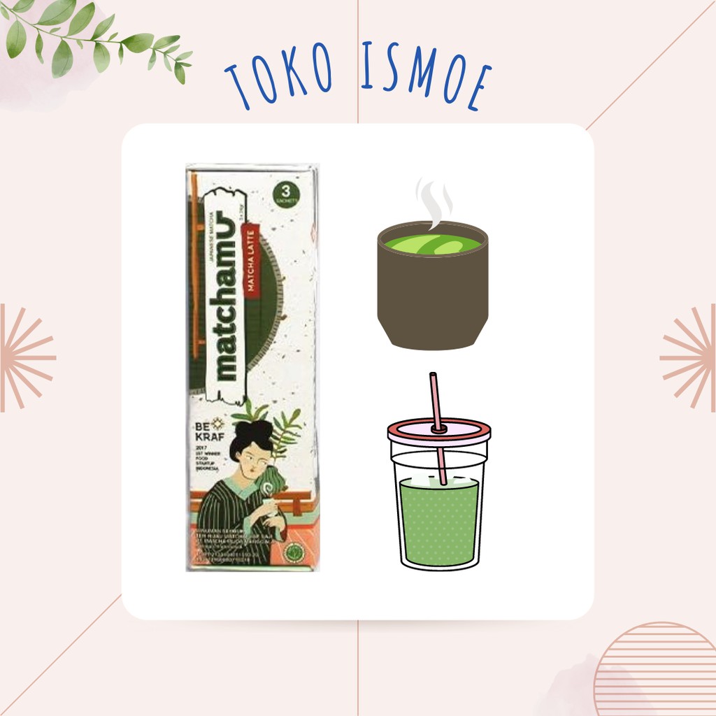 

Matchamu Matcha Latte [3 pcs / Kemasan Box]