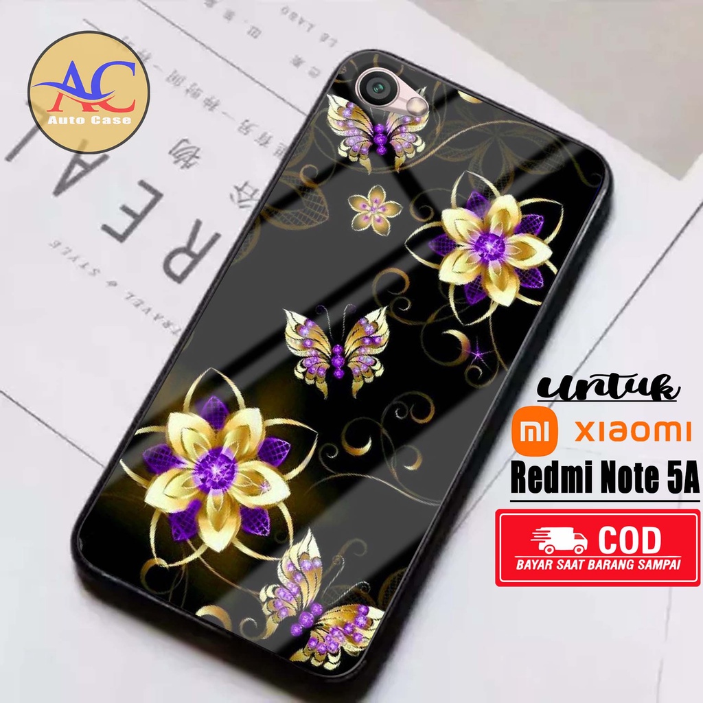 Case XIAOMI REDMI NOTE 5A Terbaru - Auto Case [ BTRFLY ]  XIAOMI REDMI NOTE 5A - Case Hp - Casing Hp